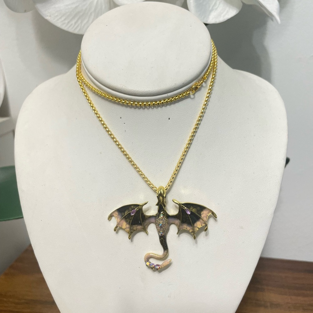 Statement, chunky necklace, family statement, multiplayer designer necklace - Picture 4 of 6